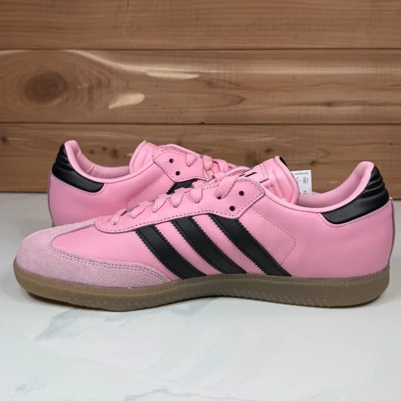 Adidas Samba Messi Football Soccer Shoes Light Pink Suede Men's Size 9.5 - Picture 9 of 13